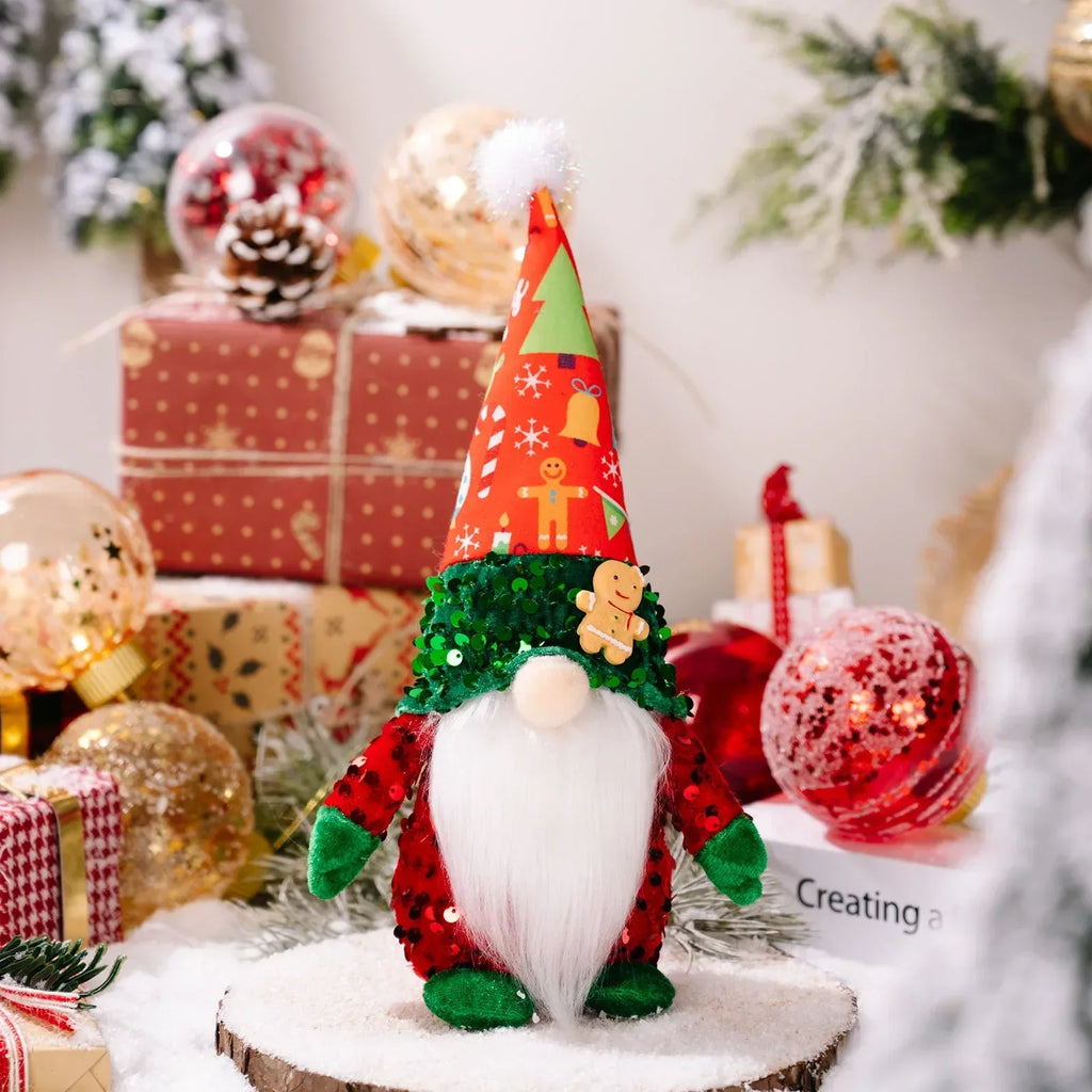 christmas-fabric-decorative-faceless-doll-ornament-christmas-decorations - Viexta