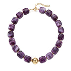 Bohemian-style Multicolor Resin Bead Necklace