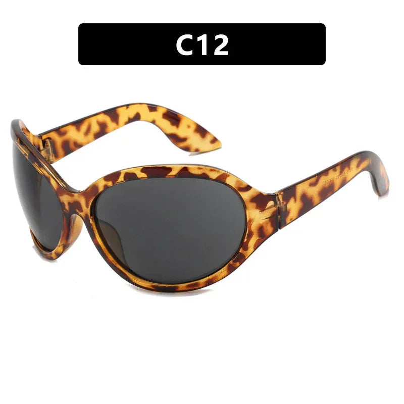 Large Rim Exaggerated Internet-famous Sunglasses - Viexta