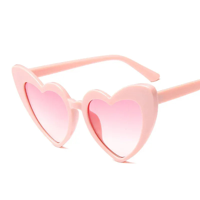 Large Frame Heart Statement Glasses - Viexta