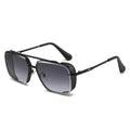 Gradient A Wire Fence Edge Retro Sunglasses - Viexta