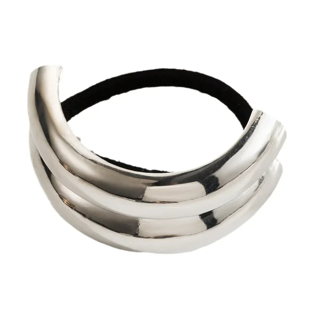 Temperamental Cold Style Metal Twist Hair Accessories - Viexta