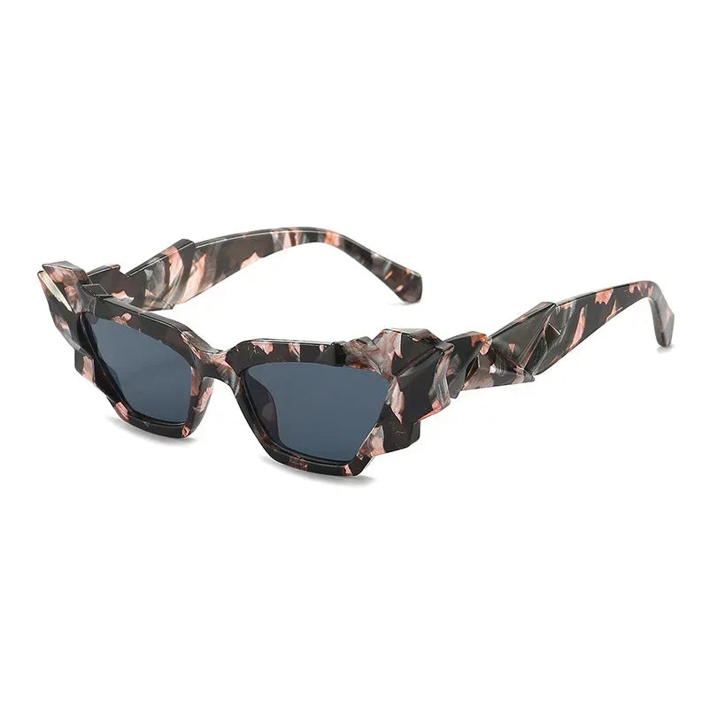 Women's Fashionable And Versatile Personality Irregular Glasses - Viexta