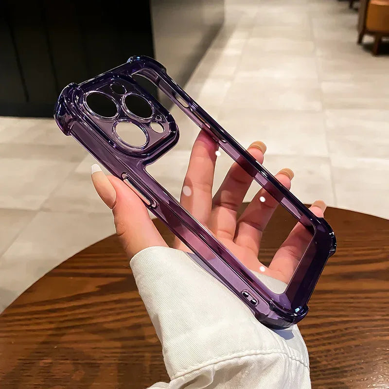 transparent-fine-hole-acrylic-11-iphone-case - Viexta