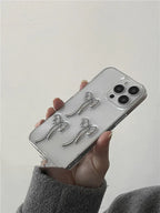 Niche Girl Metal Bow iPhone Case - Viexta