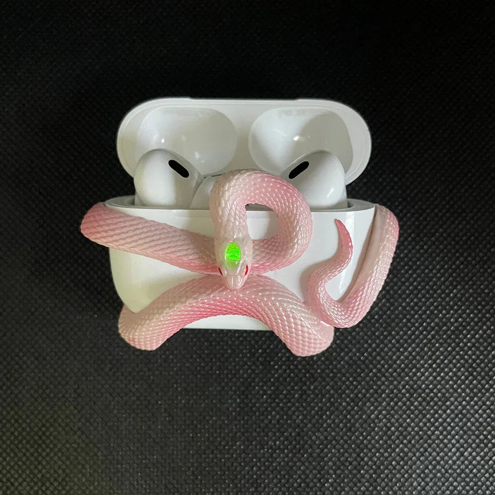 Creative Snake Series Silicone Earphone Case - Viexta