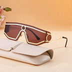 One Piece Mirror Sunglass - Viexta