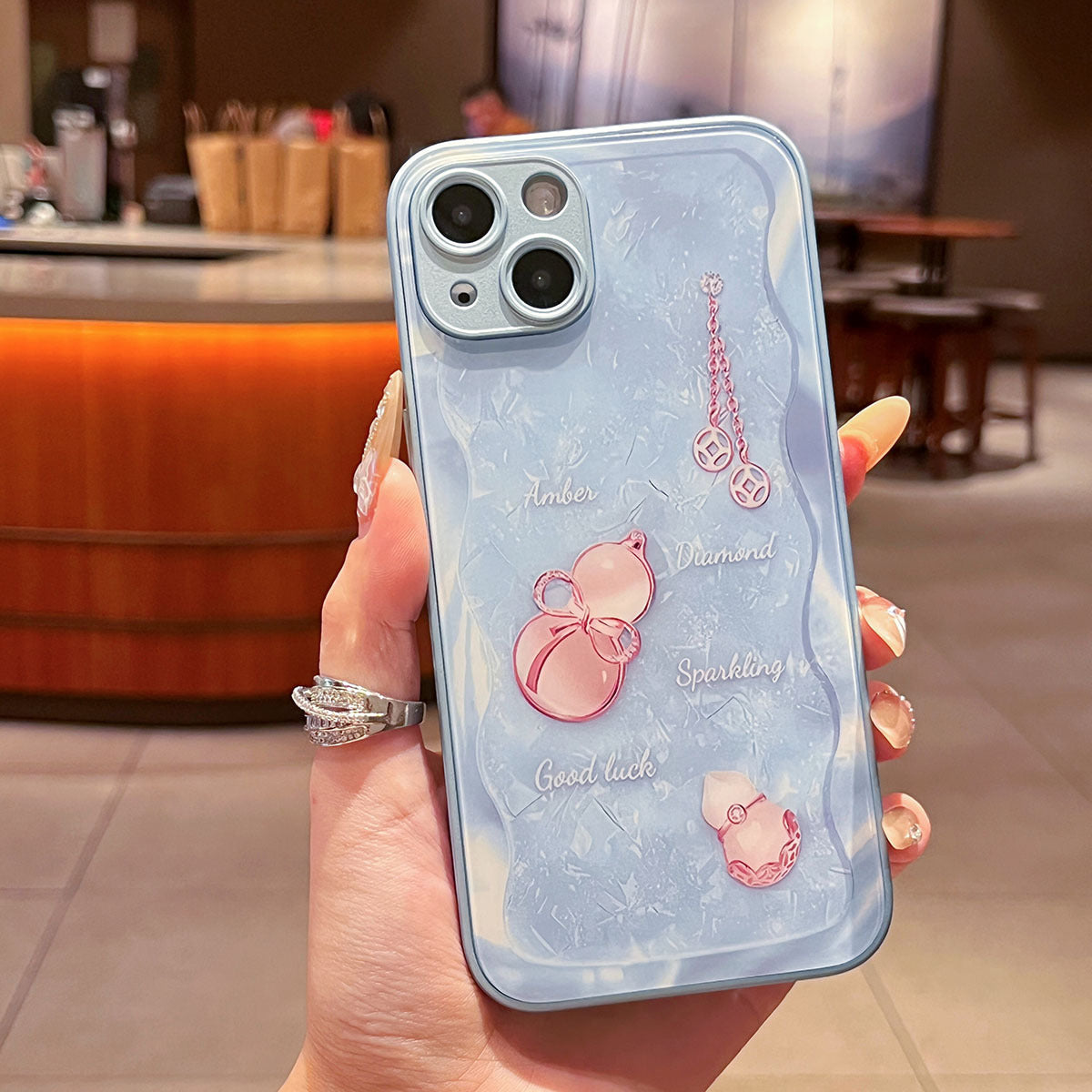 Butterfly Love Glass Shell iPhone Case