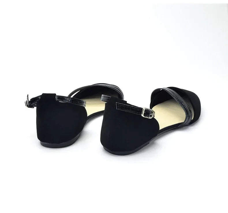 Pointed Hollow Back With Flat Sole Sandals - Viexta