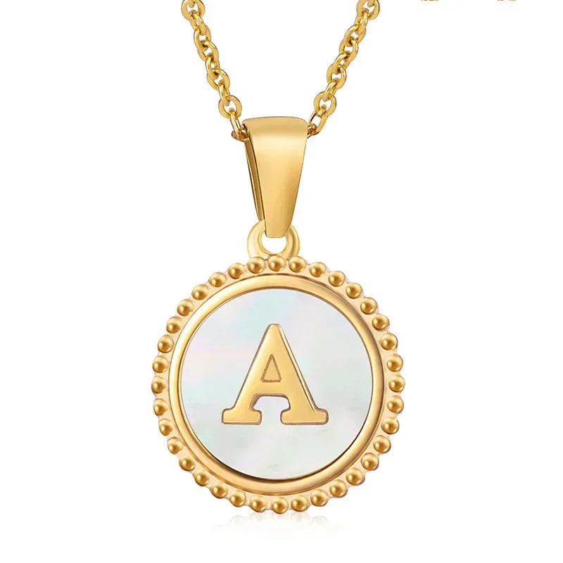 Coin Pendant Titanium Necklace - Viexta