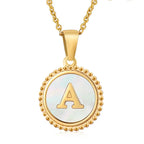 Coin Pendant Titanium Necklace - Viexta