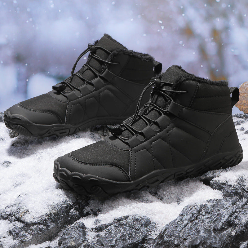 Men's Snow Thick Fleece Sole Sneakers