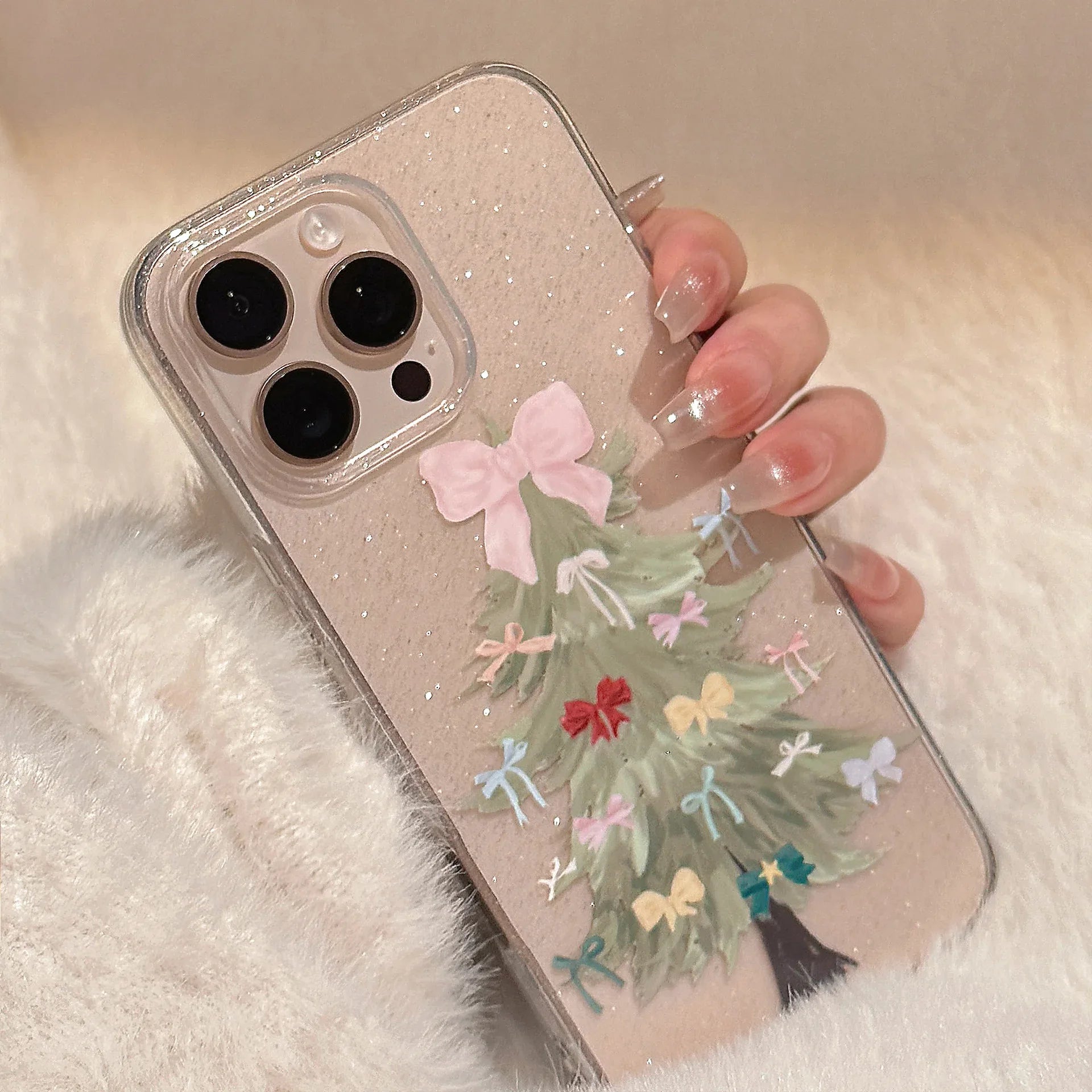 Bow-tie Christmas Tree iPhone Case