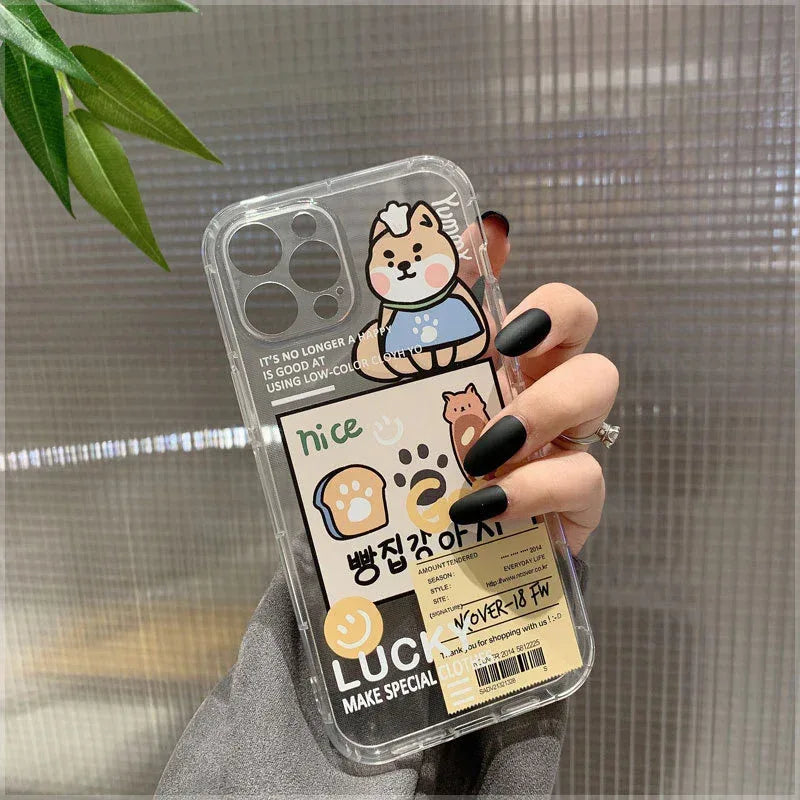 Baked Dog Airbag Silicone iPhone Case - Viexta