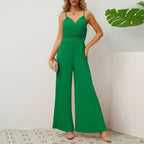 Pleated Jumpsuit - Viexta