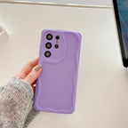 Cream Border  Anti Drop Samsung Case