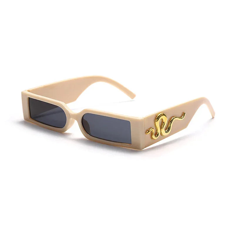 Diamond-studded Snake Sunglasses For Men And Women - Viexta