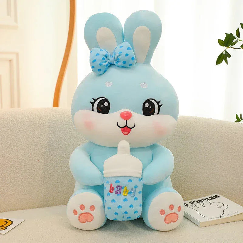 Milk Bottle Rabbit Plush Toy - Viexta