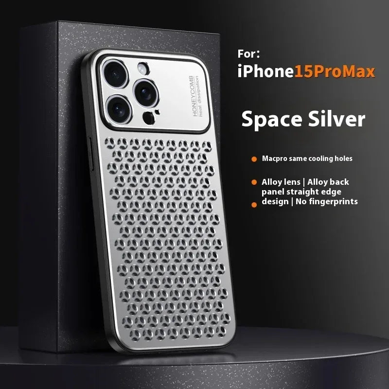 applicable-honeycomb-heat-dissipation-iphone-case - Viexta