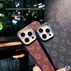 Luminous Carbon Fiber Grain Magnetic iPhone Case - Viexta
