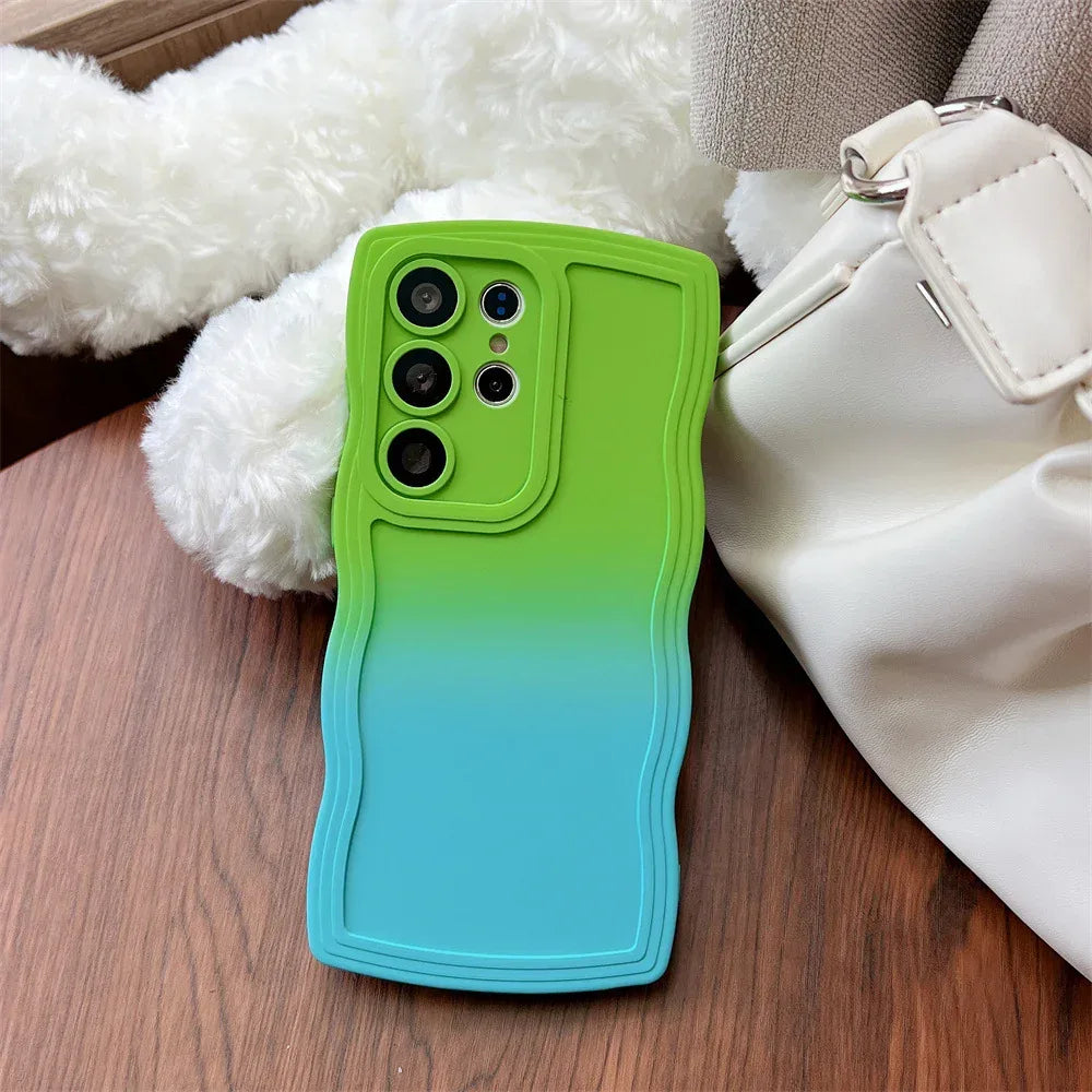 gradient-color-wave-samsung-phone-case - Viexta