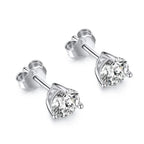 Zircon Inlaid Earrings - Viexta