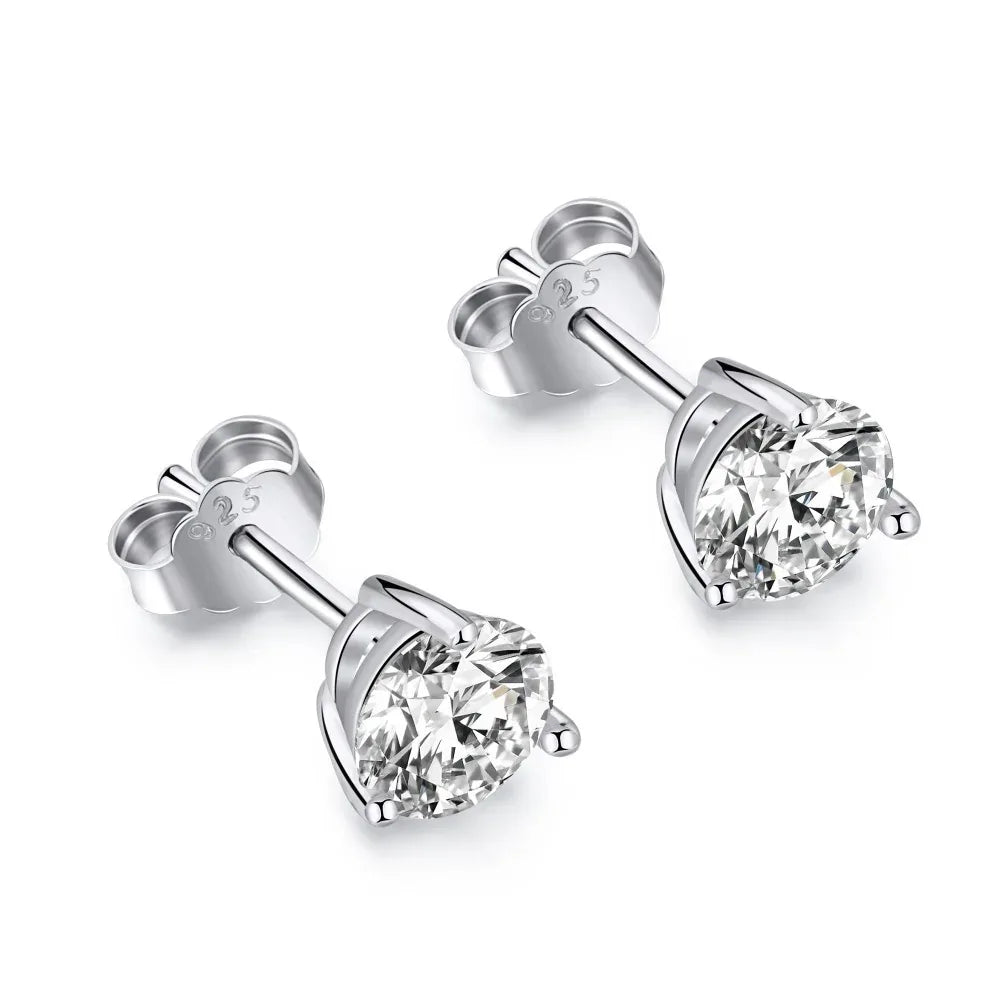 Zircon Inlaid Earrings - Viexta