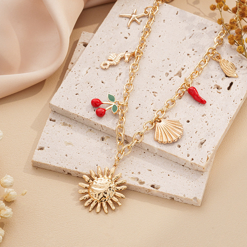 Women's Summer Starfish Necklace