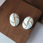 925-silver-needle-plated-14k-drip-glazed-ear-studs - Viexta