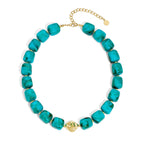 Bohemian-style Multicolor Resin Bead Necklace