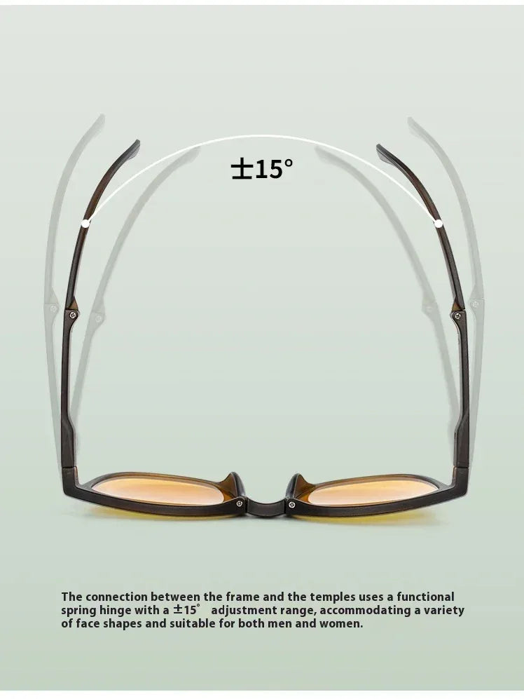 Fashionable Retro Sun Protection Folding Sunglasses - Viexta