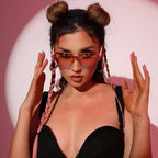 Minimalist Light Luxury Half Frame Sunglasses - Viexta