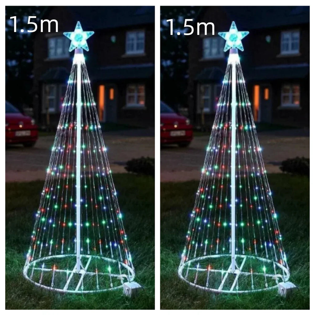 Multi Color LED Animated Outdoor Christmas Tree Lights - Viexta