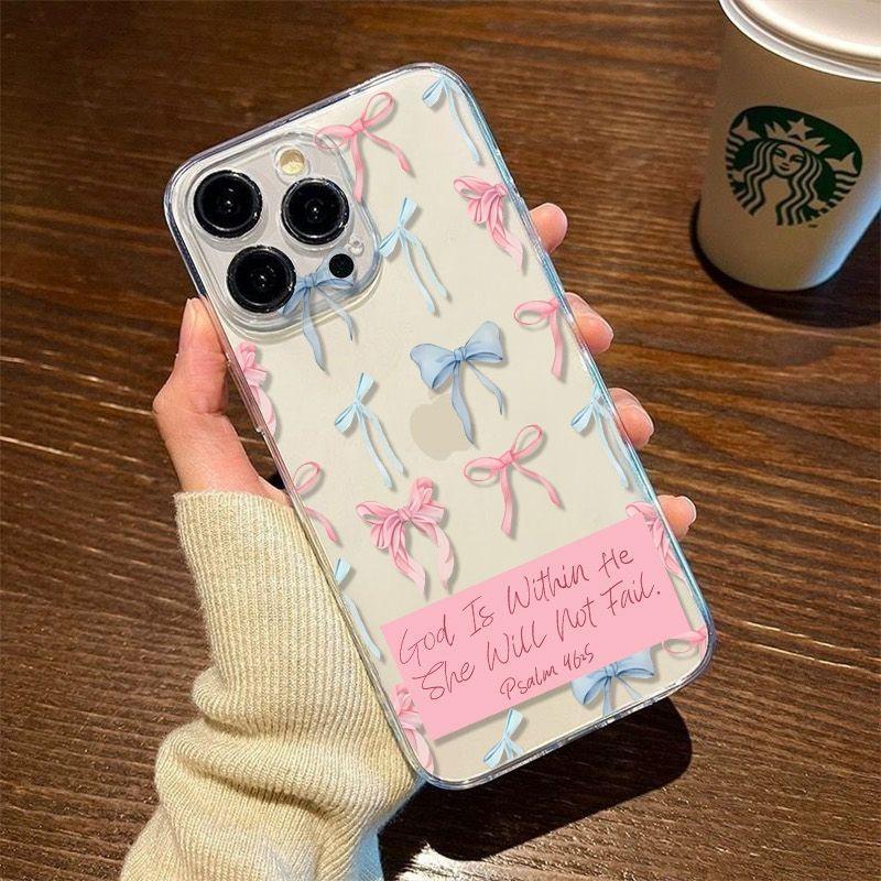 Bow-shaped English iPhone Cases - Viexta