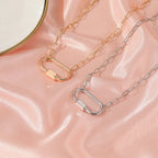 Buckle Titanium Steel Necklace - Viexta
