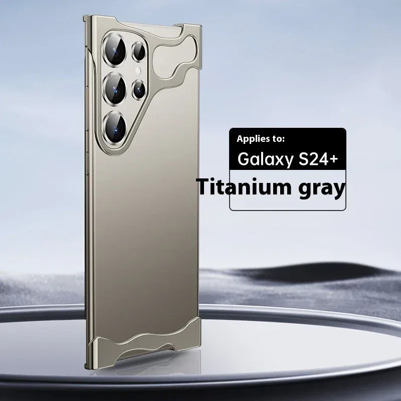 Metal Corner Pad Drop-resistant Frameless Samsung Galaxy S series Cover - Viexta