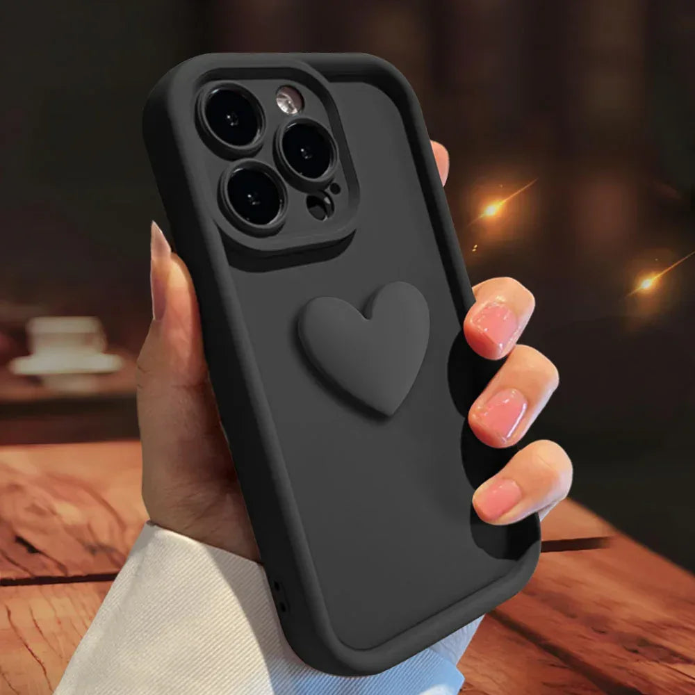 Love Skin-friendly Frosted Lens iPhone Case - Viexta