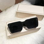 Rectangular Frame Sunglasses - Viexta