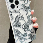 Niche Retro Leopard iPhone Case - Viexta