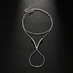 womens-v-finger-silver-double-layer-bracelet