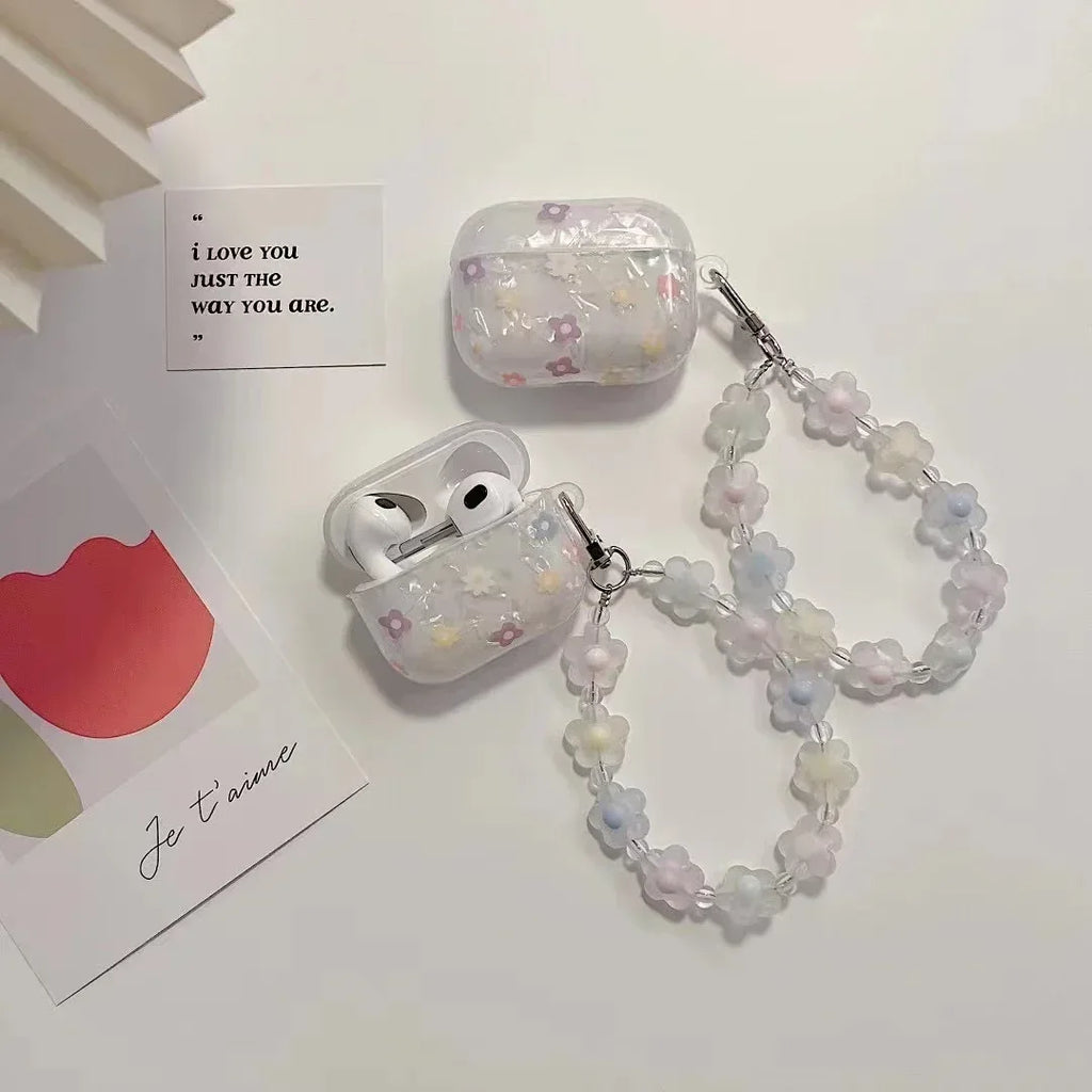 Shell Pattern Protective Flowers Airpods case - Viexta