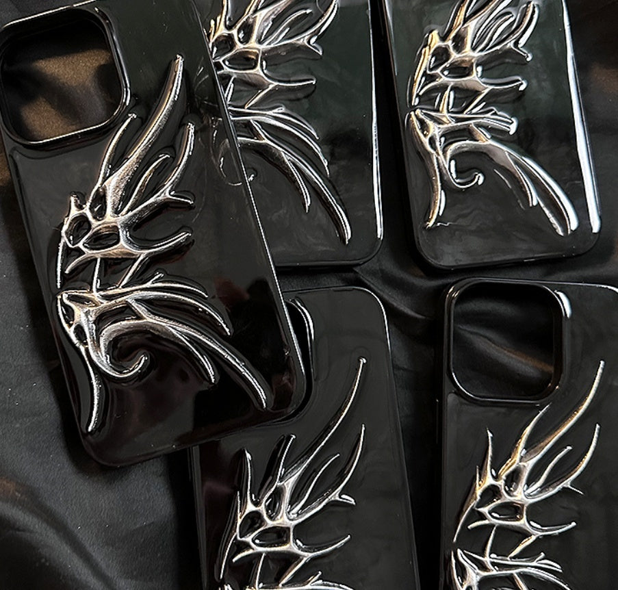 Blooming Three-dimensional Wings iPhone Case