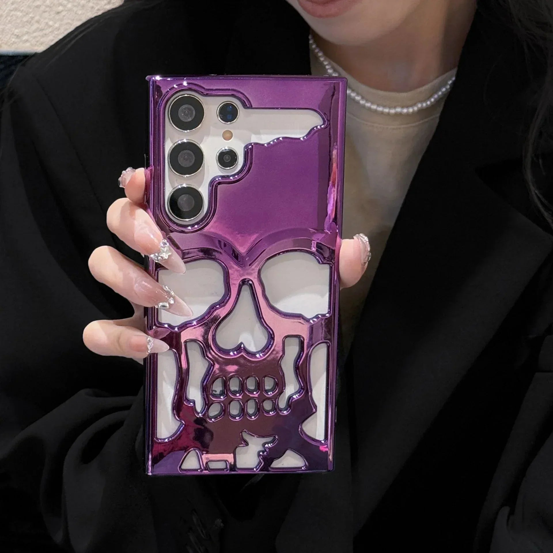 Hollow Skull Personality Creative Samsung Case - Viexta