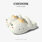 Cartoon Cat Hole Shoes Crocs - Viexta