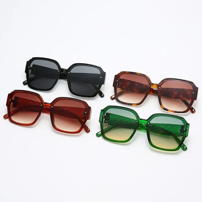 New Trend Square Rice Nail Sunglasses - Viexta