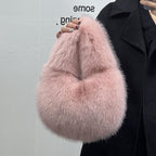 Portable Fur Bag Fall Winter Popular High-grade Niche - Viexta