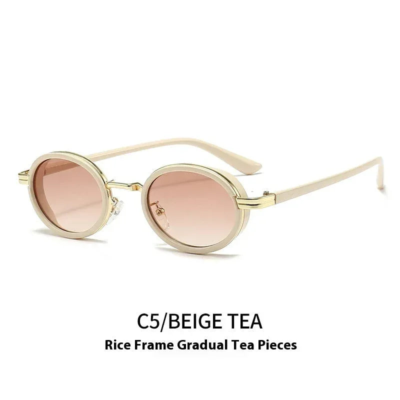 retro-style-steampunk-metal-oval-small-sunglasses - Viexta