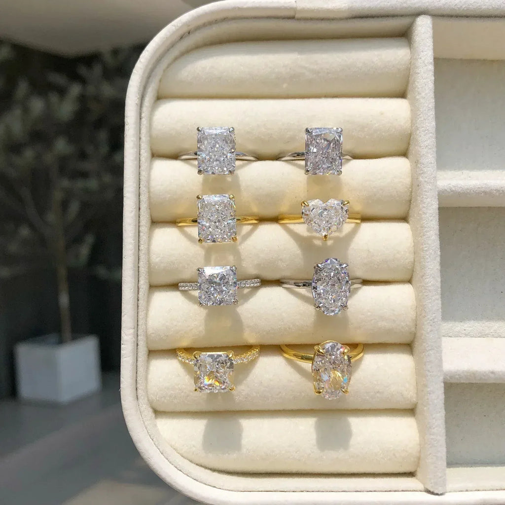 ice-flower-cut-zircon-inlaid-womens-sterling-silver-ring - Viexta