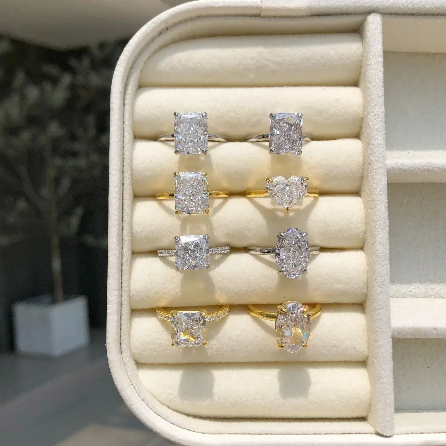 ice-flower-cut-zircon-inlaid-womens-sterling-silver-ring - Viexta