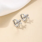 Summer Bowknot Small Cherry Versatile Earrings - Viexta